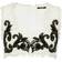 Balmain Barooque Tweed Strappy Top - White