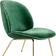 GUBI Beetle Green/Brass Loungestol 80cm