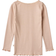 Wheat Long Sleeves Rib T-shirt - Rose Dust