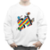 Marvel Boy's Kawaii Is For Sweatshirt - White