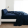 Big Blanket Sateen Dream Navy Bed Sheet Blue (292.1x330.2)