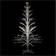 Northlight Cascade Twig White Christmas Tree 182.9cm