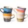 HKliving 70s Ceramics Americano Krus 26cl 4st