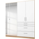 Rauch Harburg Alpine White/Brown Kleiderschrank 181x197cm