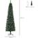 Homcom Slim Artificial Green/White Christmas Tree 195cm