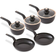 Tower Cavaletto Black Juego de utensilios de cocina 5 Piezas