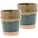 Villa Collection Evig Blue-Brown Espressokopp 10cl 2st