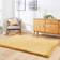 Think Rugs Super Teddy Yellow 60x120cm