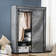 Homcom Closet Storage Gray Klesoppbevaring