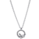 Pandora Sparkling Herbarium Circle & Cluster Pendant Necklace - Silver/Transparent