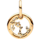 Pandora Scorpio Zodiac Dangle Charm - Gold/Transparent