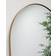 Melody Maison Large Arched Gold Wall Mirror 80x183cm