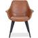 House Of Sander Signe Cognac Køkkenstol 82cm 2stk