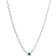 Efva Attling Micro Blink Necklace - Silver/Emerald