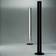 Artemide Megaron Black Floor Lamp 182cm