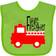 Inktastic Future Firefighter Cute Red Firetruck Baby Bib