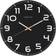 Nextime Classy Black Horloge murale 30cm