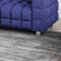 Bed Bath & Beyond Upholstered Blue Sofa 81.9" 3 Seater