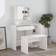 vidaXL 802963 White High Gloss Toiletbord 35x86.5cm