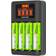 100%PeakPower 4 Bay AA/AAA Fast Battery Charger + 2600mAh AA Rechargeable Batteries 4-pack