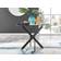 Furniturebox Novara Transparent Dining Set 100cm