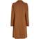 Tommy Hilfiger Classic Single Breasted Wool Coat - Natural Cognac