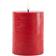 3D Flame Red Rustic LED Candle 10.1cm