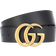 Gucci Nero Logo-Buckle Wide Leather Belt - Black