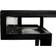 Noir Stiletto Matte Black Writing Desk 32x62"