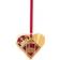 Nordahl Andersen The Princess on the Pea Mini Heart Gold Juletræspynt 5cm