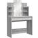 vidaXL 96x40x142cm Gray Sonoma Dressing Table 40x96cm