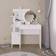 GFW Freyja White Dressing Table 35x113cm