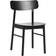 Woud Soma Black Painted Ash Kitchen Chair 31"