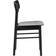 Woud Soma Black Painted Ash Chaise de Cuisine 78.7cm