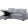 Lilola Home Lexi Gray Sofa 83.5"