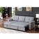 Lilola Home Lexi Gray Sofa 83.5"