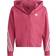 adidas Kid's Future Icons 3-Stripes Full Zip Hoodie - Preloved Fuchsia/White (IC0119)