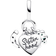 Pandora Four Leaf Clover Heart & Horseshoe Triple Dangle Charm - Silver/Green/Transparent