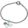 Pandora Four Leaf Clover Heart & Horseshoe Triple Dangle Charm - Silver/Green/Transparent