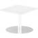 Italia Furniture Poseur White Table Top 60x60cm