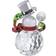 Swarovski Holiday Cheers Dulcis Snowman White Dekorationsfigur 6.8cm