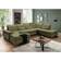 Livetastic Milian Green Sofa 375cm 6-Sitzer