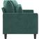 vidaXL Velvet Dark Green Canapé 158cm Canapé 2 Places