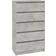 vidaXL 823020 Concrete Grey Chest of Drawer 60x103cm