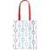 Bonamaison Printed Tote Bag - White