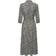 JDY Starr Printed Maxi Shirt Dress - Black