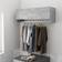 vidaXL 808237 Concrete Grey Garderob 100x35cm