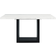 Picket House Furnishings Willow Counter Height White/Black Dining Table 42x70" 2