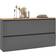 Dieter Knoll Hanging Sorrent Grey/Oak Schuhregal 160x83cm
