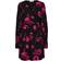 Selected Valetta Floral Wrap Dress - Black